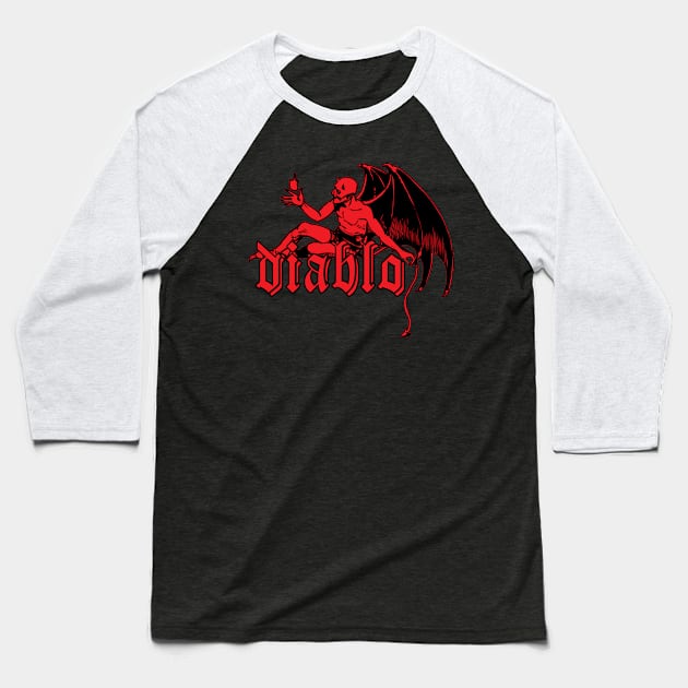 Diablo Baseball T-Shirt by artpirate